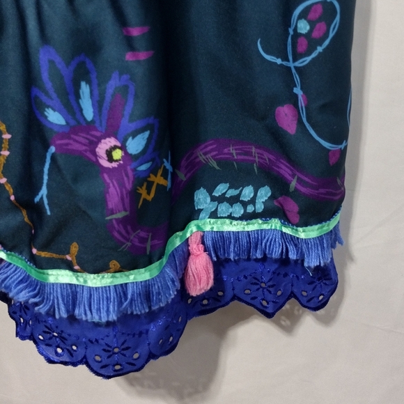 Disney Encanto Mirabel Costume Kids 9/10 Multicolor Artsy Halloween Party - Picture 5 of 10